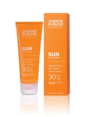 AnneMarie Börlind Sun cream spf 30 för ansiktet, 75 ml i gruppen Ekologiska skönhetsprodukter / Solskydd hos Masesgården AB (1625)