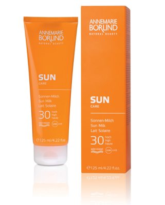 AnneMarie Börlind Sun milk Spf 30, 125 ml i gruppen Ekologiska skönhetsprodukter / Solskydd hos Masesgården AB (1638)