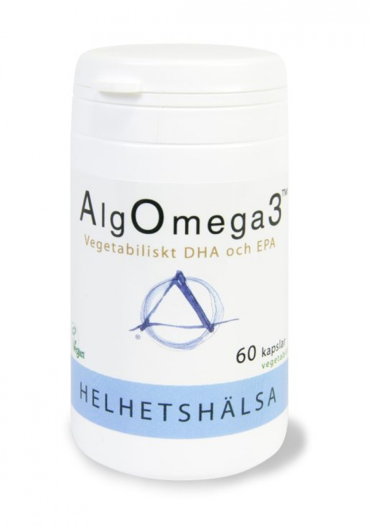 Helhetshälsa Alg Omega 3 60 kapslar i gruppen Hälsokost / Kosttillskott / Fettsyror hos Masesgården AB (1117)