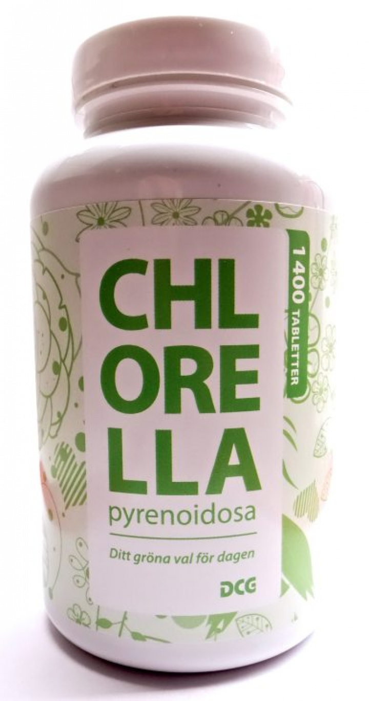 DCG Chlorella pyrenoidosa 1400 tabletter i gruppen Hälsokost / Vitaminer & Mineraler / Mineraler hos Masesgården AB (1557)