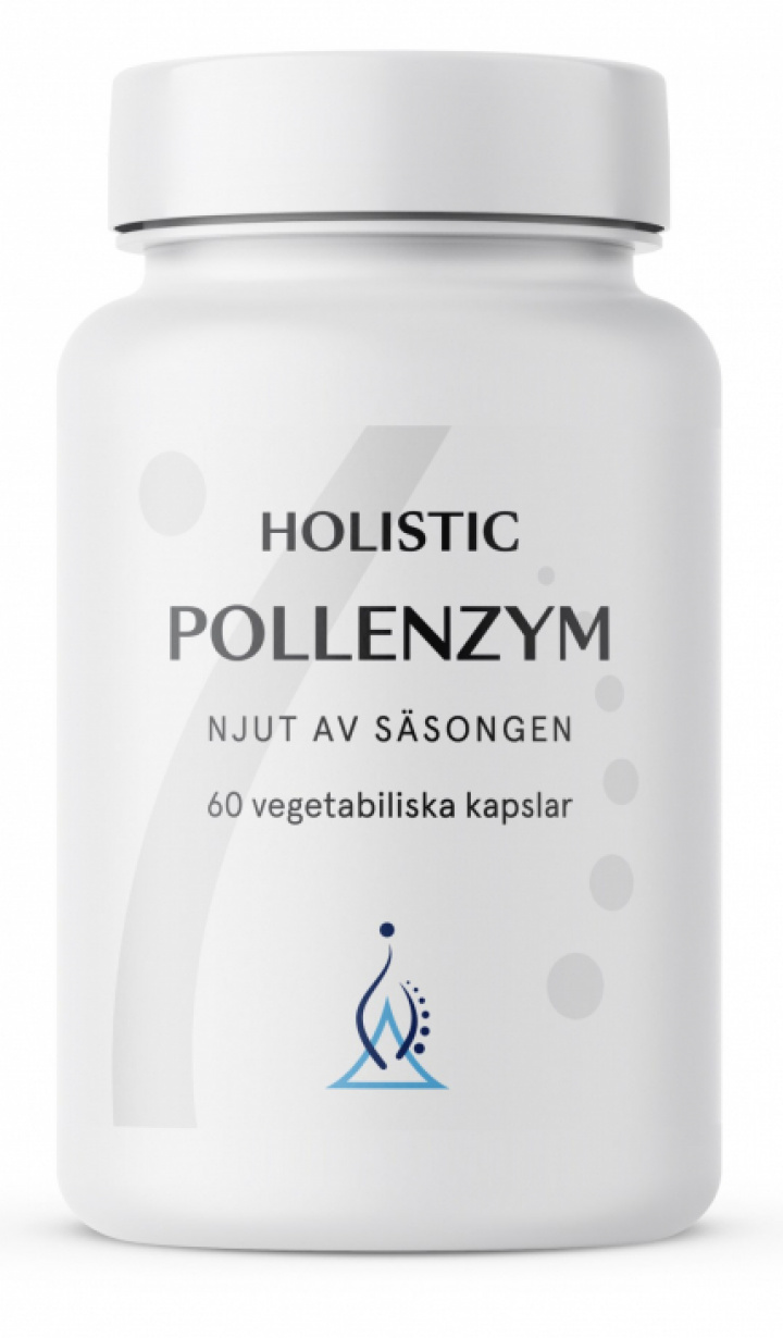 Holistic Pollenzym 60 kapslar i gruppen Hälsokost / Kosttillskott / Immunförsvar hos Masesgården AB (1611)