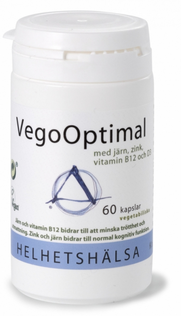 Helhetshälsa VegoOptimal 60 kapslar i gruppen Hälsokost / Vitaminer & Mineraler / Mineraler hos Masesgården AB (5832)