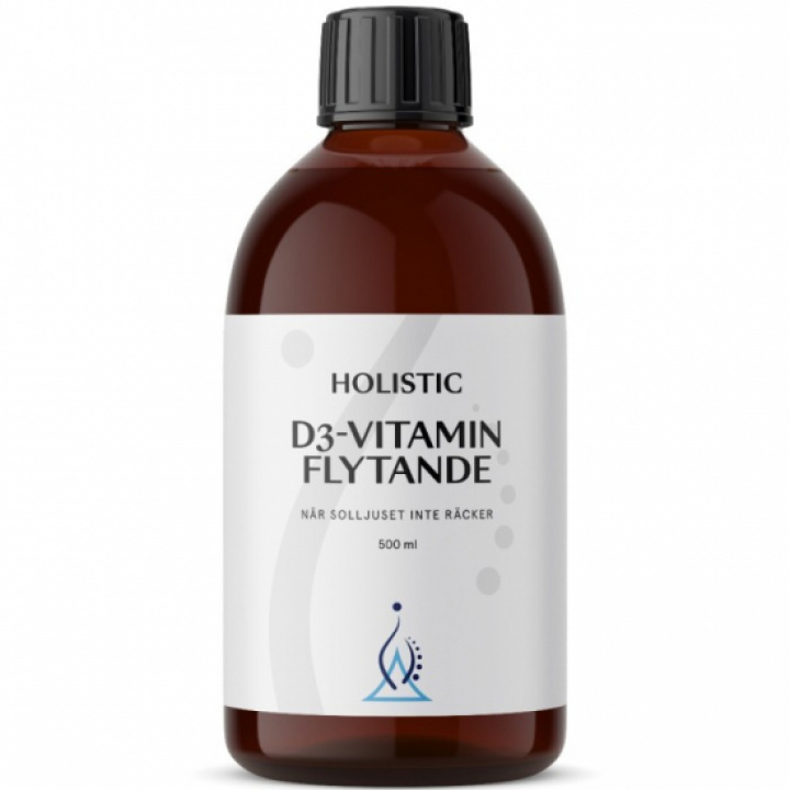 Holistic Flytande D-vitamin 500 ml i gruppen Hälsokost / Vitaminer & Mineraler / Vitaminer hos Masesgården AB (5859)