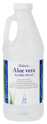 Holistic Aloe vera, destillat 946 ml i gruppen Vitaminer & mineraler hos Masesgården AB (1007)