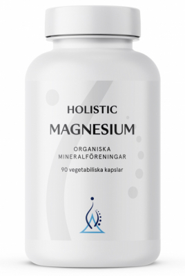 Holistic Magnesium, 100 vegetabiliska kapslar i gruppen Vitaminer & mineraler / Magnesium hos Masesgården AB (1011)
