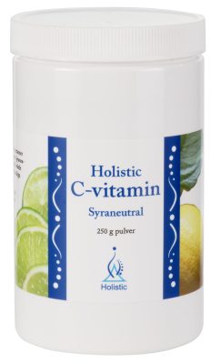 Holistic C-vitamin Syraneutral, 250 g i gruppen Vitaminer & mineraler / C-vitamin hos Masesgrden AB (1012)