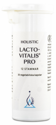 Holistic LactoVitalis Pro, 30 kapslar i gruppen Hälsokost / kosttillskott / Mage & Tarm hos Masesgården AB (1024)