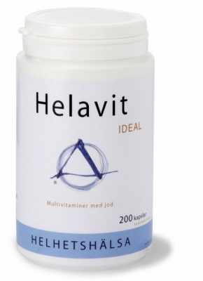 Helhetshälsa Helavit Ideal, 200 kapslar i gruppen Vitaminer & mineraler / Multivitaminer hos Masesgården AB (1257)