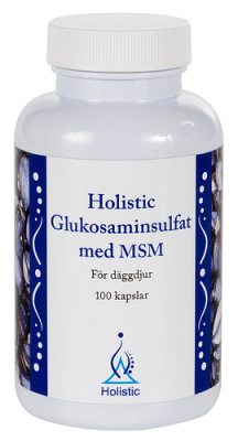 Holistic Glukosaminsulfat med MSM, 100 tabletter i gruppen Hälsokost / kosttillskott / Leder & Muskler hos Masesgården AB (1261)