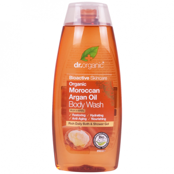 Dr.Organic Moroccan argan oil body wash, 250 ml i gruppen Ekologiska skönhetsprodukter / Tvål hos Masesgården AB (1347)