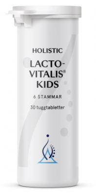 Holistic LactoVitalis Kids, 30 tuggtabletter i gruppen Mage & Tarm / Tarmbakterier hos Masesgården AB (1436)