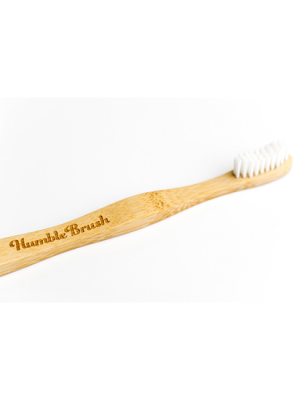 Humble Brush Bambutandborste vit