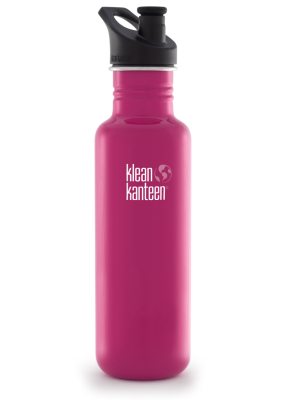 Klean Kanteen classic 800 ml med sportkork, dragon fruit