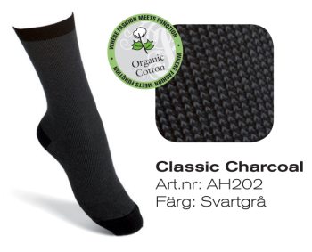 Funq wear Ankel Komfortsocka Mild svart/grå stl. 39-41