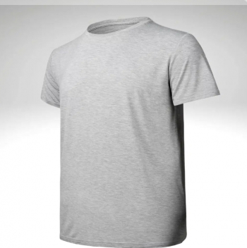 Bambu T-Shirt Grå Unisex Stl. XL