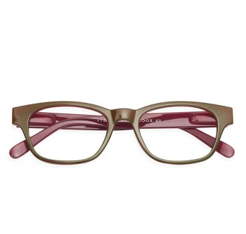 Läsglasögon Mood olive/plum + 2,50 i gruppen Läsglasögon hos Masesgården AB (5567)