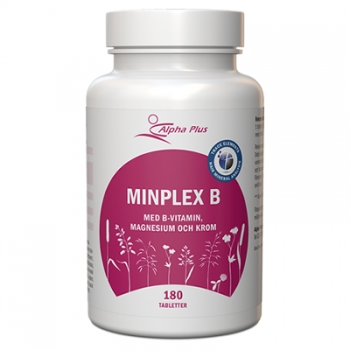 Alpha Plus Minplex B 180 tabletter i gruppen Vitaminer & mineraler hos Masesgården AB (5785)