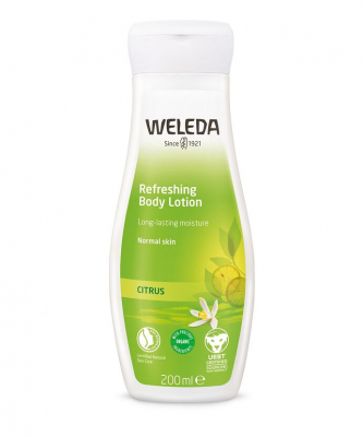Weleda Refreshing Body Lotion Citrus i gruppen Ekologiska skönhetsprodukter / Hud & Kroppsvård hos Masesgården AB (5851)