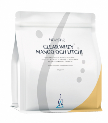 Holistic Clear Whey vassleproteinisolat mango och litchi