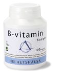 Helhetshälsa B-vitamin komplex, 100 kapslar