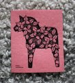 Disktrasa dalahäst, rosa
