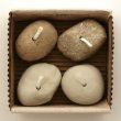 Ljusbringare stenar, 4 pack
