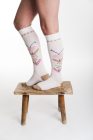 Woolisar  KURBITS knästrumpa, naturvit stl. 35-39