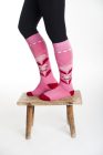 Woolisar Skidstrumpa Kurbits Rosa, stl 30-34