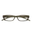 Läsglasögon Basic olive + 3,00