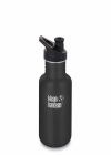 Klean Kanteen classic 532 ml med sport kork, shale black