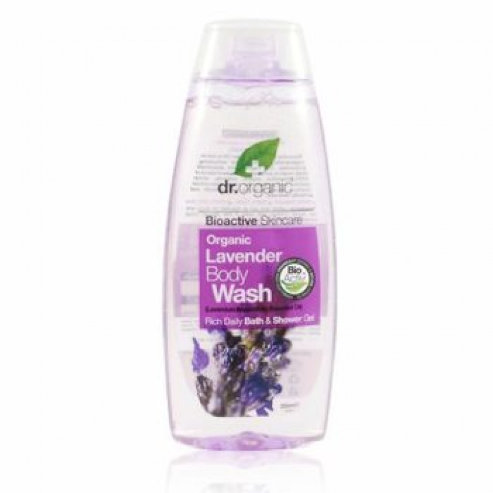 Dr.Organic Lavender Body Wash 250 ml i gruppen Kroppsvård / Hudvård / Rengöring hos Masesgården AB (1348)