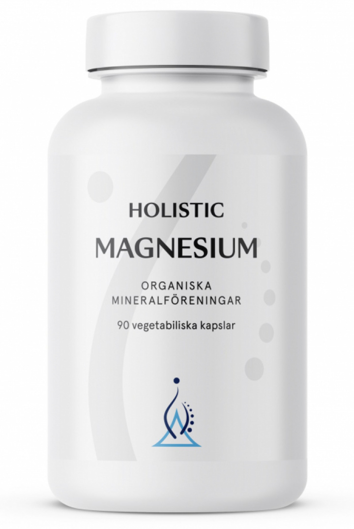 Holistic Magnesium, 100 vegetabiliska kapslar i gruppen Hälsokost / Vitaminer & Mineraler / Mineraler hos Masesgården AB (1011)