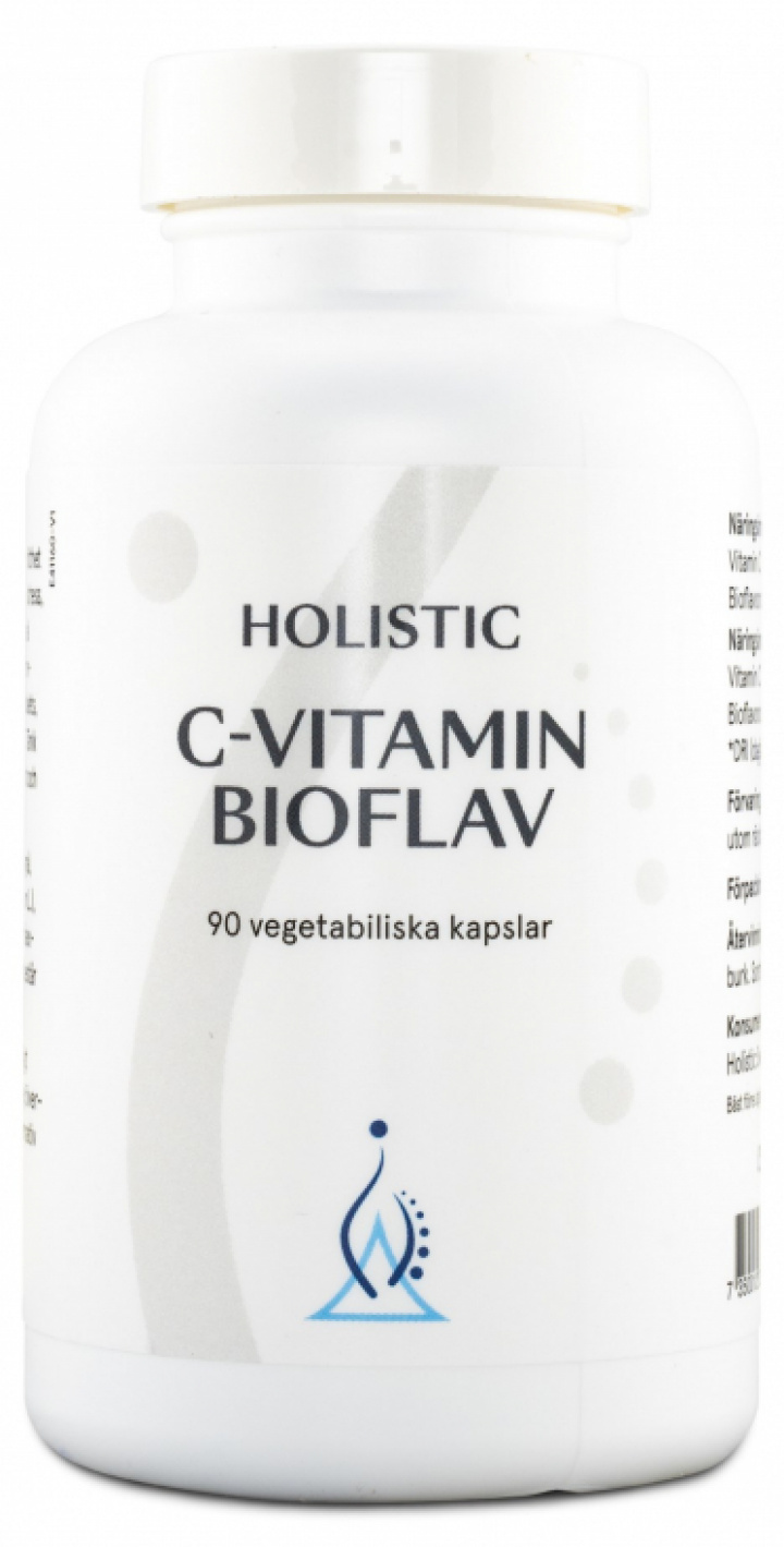 Holistic C-vitamin Bioflav, 90 kapslar i gruppen Hälsokost / Vitaminer & Mineraler / Vitaminer hos Masesgården AB (1016)