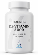 Holistic D3-vitamin 5 000 IE 90 kapslar