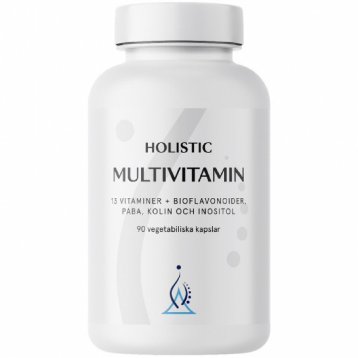 Holistic Multivitamin 90 kapslar i gruppen Hälsokost / Vitaminer & Mineraler / Vitaminer hos Masesgården AB (1025)