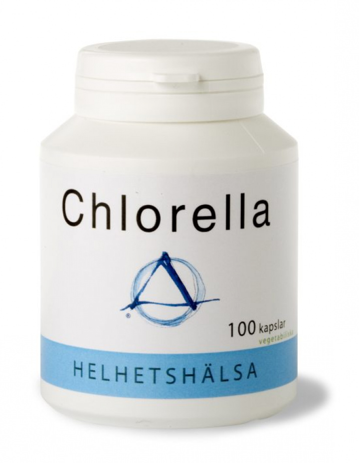 Helhetshälsa Chlorella 100 kapslar i gruppen Hälsokost / Vitaminer & Mineraler / Mineraler hos Masesgården AB (1116)