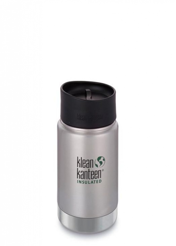KLEAN KANTEEN Wide Isolerad 355 ml, Borstat Stål i gruppen Livsstil & Träning / Uteliv hos Masesgården AB (1759)