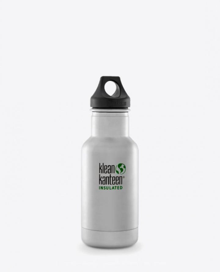KLEAN KANTEEN Classic Isolerad 355ml, Borstat Stål i gruppen Livsstil & Träning / Uteliv hos Masesgården AB (1762)