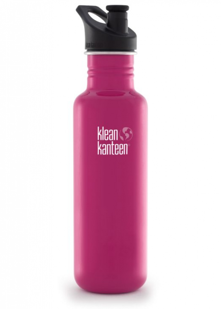 Klean Kanteen classic 800 ml med sportkork, dragon fruit i gruppen Livsstil & Träning / Uteliv hos Masesgården AB (1768)