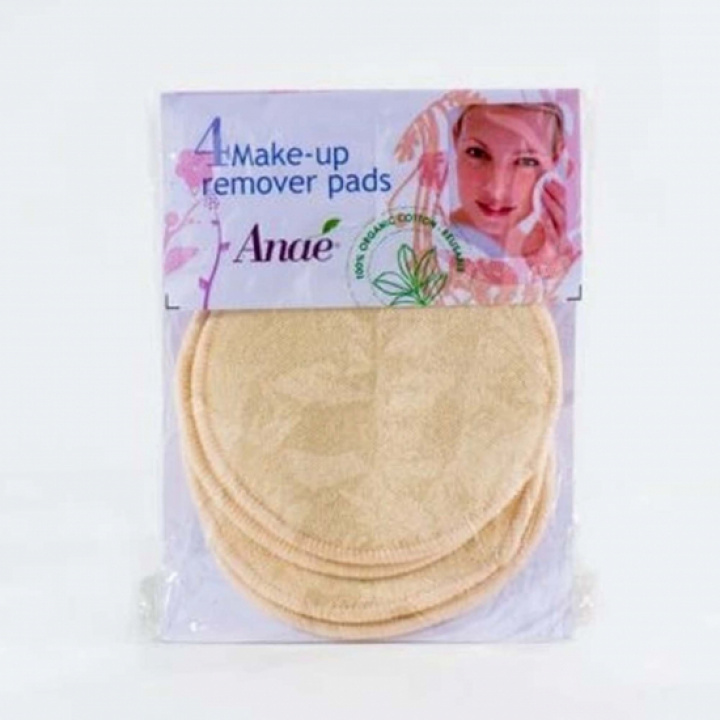 Ecodis Make-up remover pads av ekologisk bomull 4 pack i gruppen Kroppsvård / Hudvård / Rengöring hos Masesgården AB (1808)