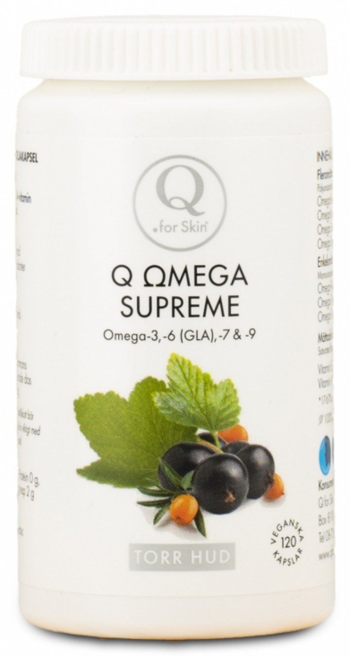 Q For Q Omega Supreme, 120 kapslar i gruppen Hälsokost / Kosttillskott / Fettsyror hos Masesgården AB (20012)