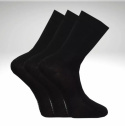 Höga Bambustrumpor Svarta 3-Pack Stl. 35-40