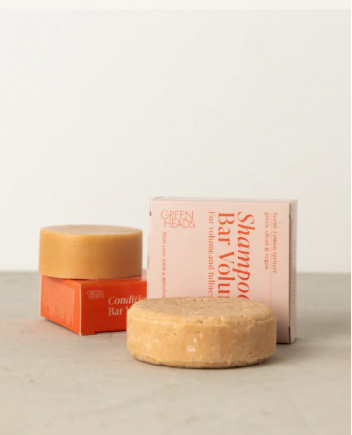 Green Heads Shampoo Bar Volume - Schampo i gruppen Kroppsvård / Hårvård hos Masesgården AB (22038)