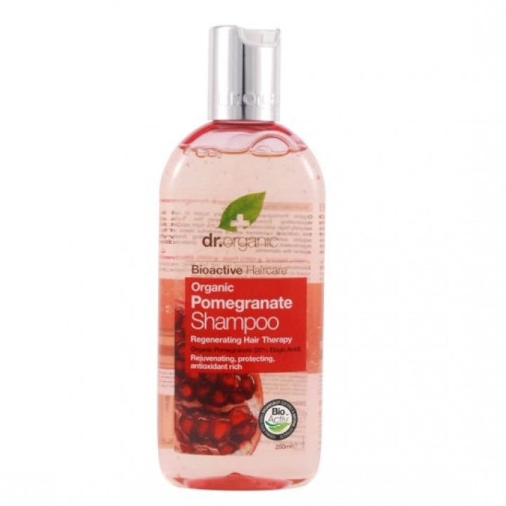 Dr.Organic Pomegranate shampoo, 265 ml i gruppen Kroppsvård / Hårvård hos Masesgården AB (4033)
