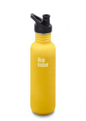 KLEAN KANTEEN Classic 800 ml med Sport Kork, Lemon Curry