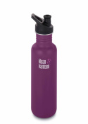 Klean Kanteen classic 800 ml med sportkork winter plum