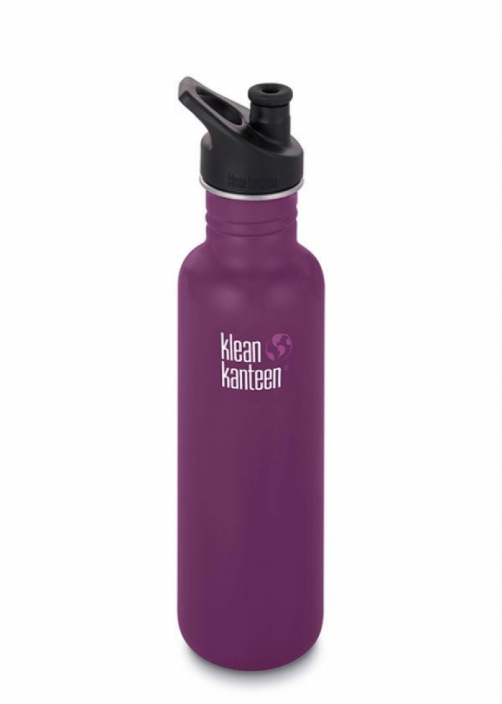 Klean Kanteen classic 800 ml med sportkork winter plum i gruppen Livsstil & Träning / Uteliv hos Masesgården AB (5837)