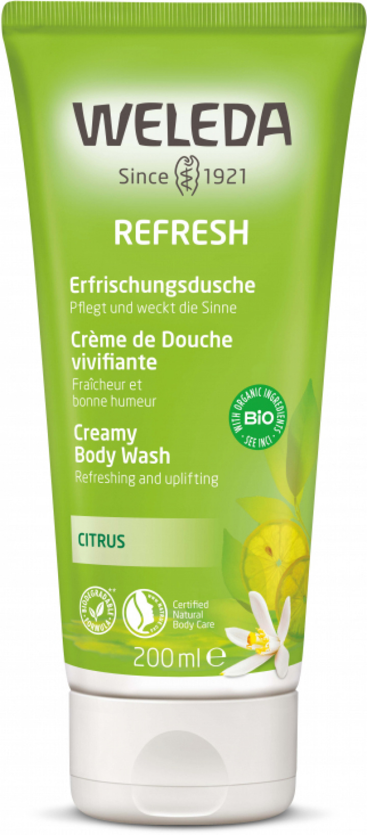 Weleda Citrus Creamy Body Wash i gruppen Kroppsvård / Hudvård / Rengöring hos Masesgården AB (5853)