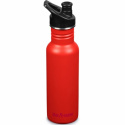 Klean Kanteen 532ml med sportkork, Tiger Lily